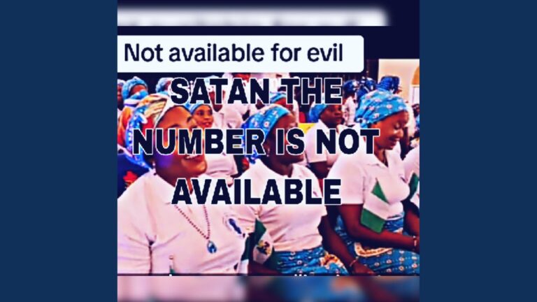 Tonic solfa of satan the number you are calling is not available